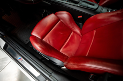 2008 BMW Z4 M Coupe in Alpine White III over Imola Red Nappa