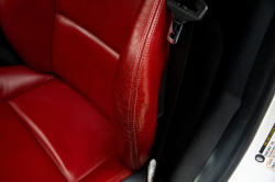 2008 BMW Z4 M Coupe in Alpine White III over Imola Red Nappa