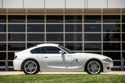 2008 BMW Z4 M Coupe in Alpine White III over Imola Red Nappa