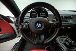 2008 BMW Z4 M Coupe in Alpine White III over Imola Red Nappa