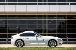 2008 BMW Z4 M Coupe in Alpine White III over Imola Red Nappa