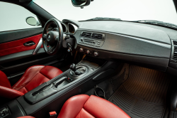 2008 BMW Z4 M Coupe in Alpine White III over Imola Red Nappa