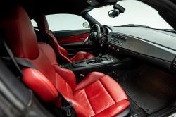 2008 BMW Z4 M Coupe in Alpine White III over Imola Red Nappa