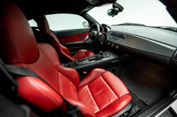 2008 BMW Z4 M Coupe in Alpine White III over Imola Red Nappa