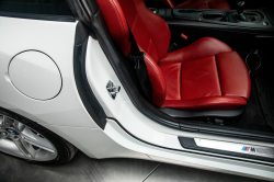 2008 BMW Z4 M Coupe in Alpine White III over Imola Red Nappa