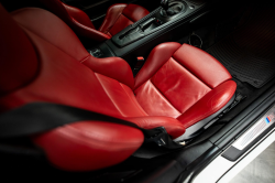 2008 BMW Z4 M Coupe in Alpine White III over Imola Red Nappa