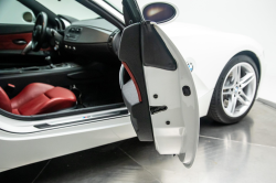 2008 BMW Z4 M Coupe in Alpine White III over Imola Red Nappa