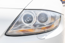 2008 BMW Z4 M Coupe in Alpine White III over Imola Red Nappa