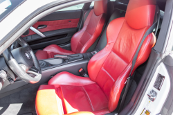 2008 BMW Z4 M Coupe in Alpine White III over Imola Red Nappa