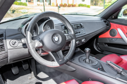 2008 BMW Z4 M Coupe in Alpine White III over Imola Red Nappa