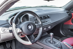2008 BMW Z4 M Coupe in Alpine White III over Imola Red Nappa