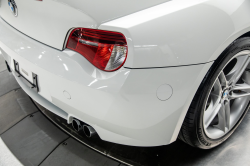 2008 BMW Z4 M Coupe in Alpine White III over Imola Red Nappa