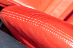 2008 BMW Z4 M Coupe in Alpine White III over Imola Red Nappa