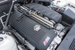 2008 BMW Z4 M Coupe in Alpine White III over Imola Red Nappa