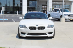 2008 BMW Z4 M Coupe in Alpine White III over Imola Red Nappa