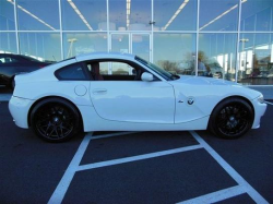 2008 BMW Z4 M Coupe in Alpine White III over Imola Red Nappa