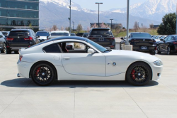 2008 BMW Z4 M Coupe in Alpine White III over Imola Red Nappa