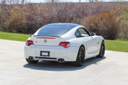 2008 BMW Z4 M Coupe in Alpine White III over Imola Red Nappa