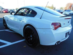 2008 BMW Z4 M Coupe in Alpine White III over Imola Red Nappa