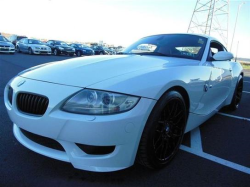 2008 BMW Z4 M Coupe in Alpine White III over Imola Red Nappa