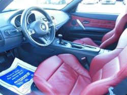 2008 BMW Z4 M Coupe in Alpine White III over Imola Red Nappa