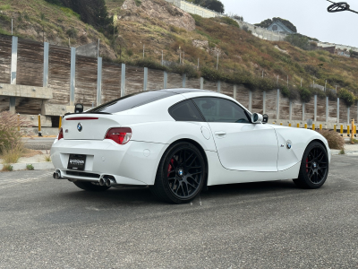 2008 BMW Z4 M Coupe in Alpine White III over Imola Red Nappa