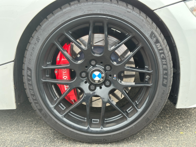 2008 BMW Z4 M Coupe in Alpine White III over Imola Red Nappa