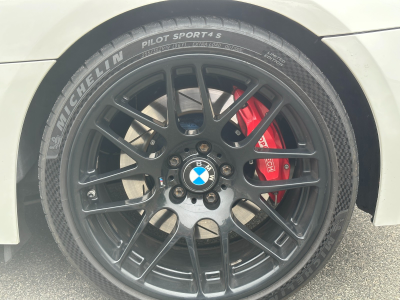 2008 BMW Z4 M Coupe in Alpine White III over Imola Red Nappa