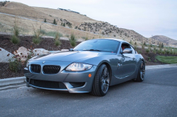 2008 BMW Z4 M Coupe in Space Gray Metallic over Imola Red Nappa