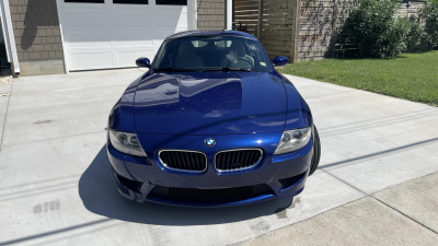 2008 BMW Z4 M Coupe in Interlagos Blue Metallic over Light Sepang Bronze Nappa