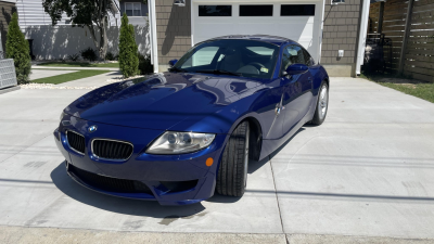 2008 BMW Z4 M Coupe in Interlagos Blue Metallic over Light Sepang Bronze Nappa