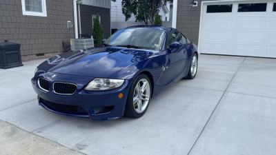 2008 BMW Z4 M Coupe in Interlagos Blue Metallic over Light Sepang Bronze Nappa