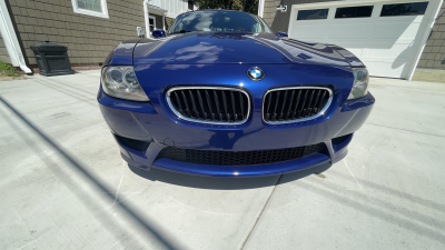 2008 BMW Z4 M Coupe in Interlagos Blue Metallic over Light Sepang Bronze Nappa