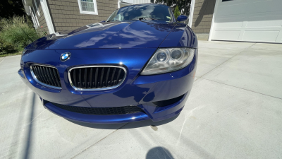 2008 BMW Z4 M Coupe in Interlagos Blue Metallic over Light Sepang Bronze Nappa