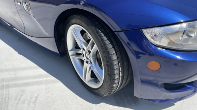 2008 BMW Z4 M Coupe in Interlagos Blue Metallic over Light Sepang Bronze Nappa