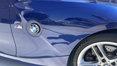 2008 BMW Z4 M Coupe in Interlagos Blue Metallic over Light Sepang Bronze Nappa