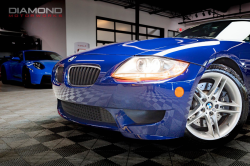 2008 BMW Z4 M Coupe in Interlagos Blue Metallic over Light Sepang Bronze Nappa