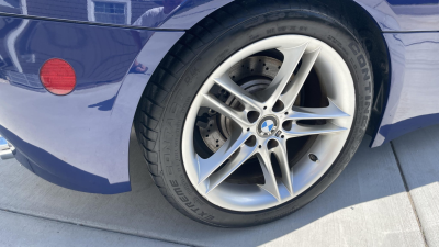 2008 BMW Z4 M Coupe in Interlagos Blue Metallic over Light Sepang Bronze Nappa