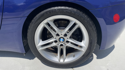 2008 BMW Z4 M Coupe in Interlagos Blue Metallic over Light Sepang Bronze Nappa