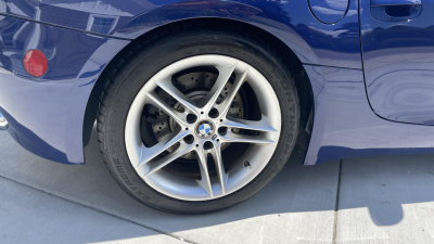 2008 BMW Z4 M Coupe in Interlagos Blue Metallic over Light Sepang Bronze Nappa