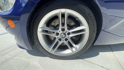 2008 BMW Z4 M Coupe in Interlagos Blue Metallic over Light Sepang Bronze Nappa