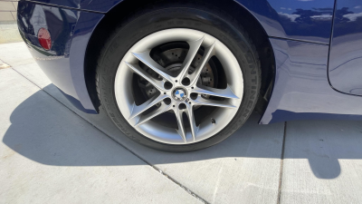 2008 BMW Z4 M Coupe in Interlagos Blue Metallic over Light Sepang Bronze Nappa