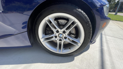 2008 BMW Z4 M Coupe in Interlagos Blue Metallic over Light Sepang Bronze Nappa