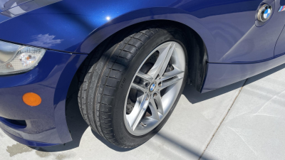 2008 BMW Z4 M Coupe in Interlagos Blue Metallic over Light Sepang Bronze Nappa