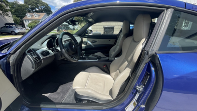 2008 BMW Z4 M Coupe in Interlagos Blue Metallic over Light Sepang Bronze Nappa