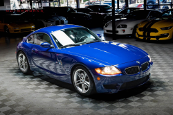 2008 BMW Z4 M Coupe in Interlagos Blue Metallic over Light Sepang Bronze Nappa