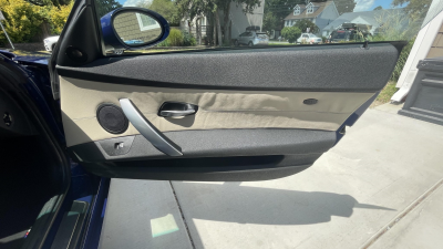 2008 BMW Z4 M Coupe in Interlagos Blue Metallic over Light Sepang Bronze Nappa