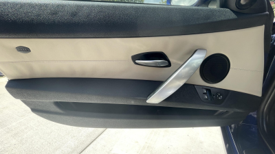 2008 BMW Z4 M Coupe in Interlagos Blue Metallic over Light Sepang Bronze Nappa