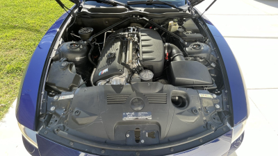 2008 BMW Z4 M Coupe in Interlagos Blue Metallic over Light Sepang Bronze Nappa