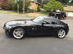 2008 BMW Z4 M Coupe in Black Sapphire Metallic over Imola Red Nappa